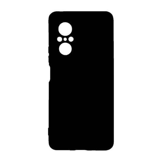 Capa de Silicone com Moldura de Câmera para Huawei Nova 9 SE Preto